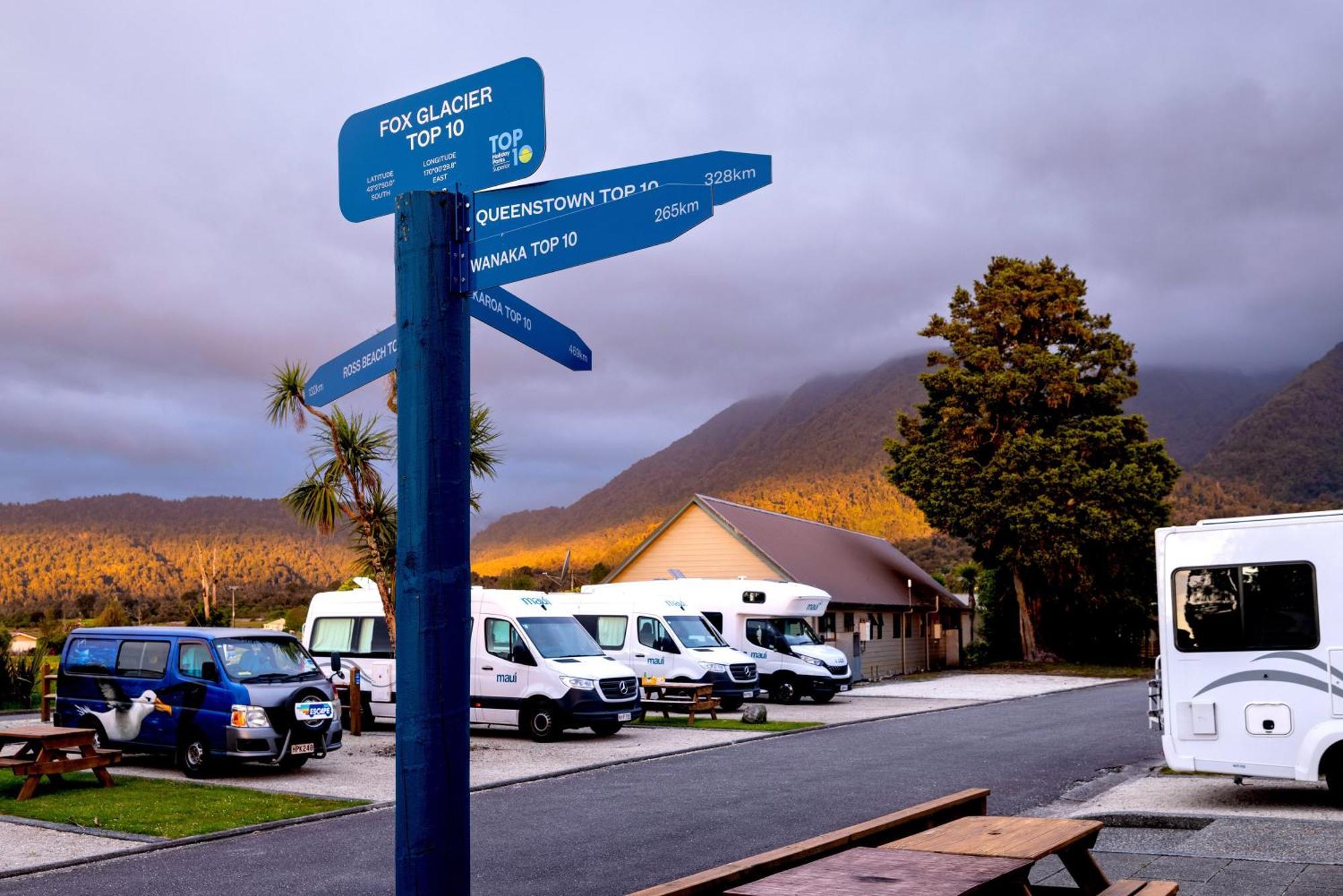 Fox Glacier Top 10 Holiday Park & Motels Esterno foto
